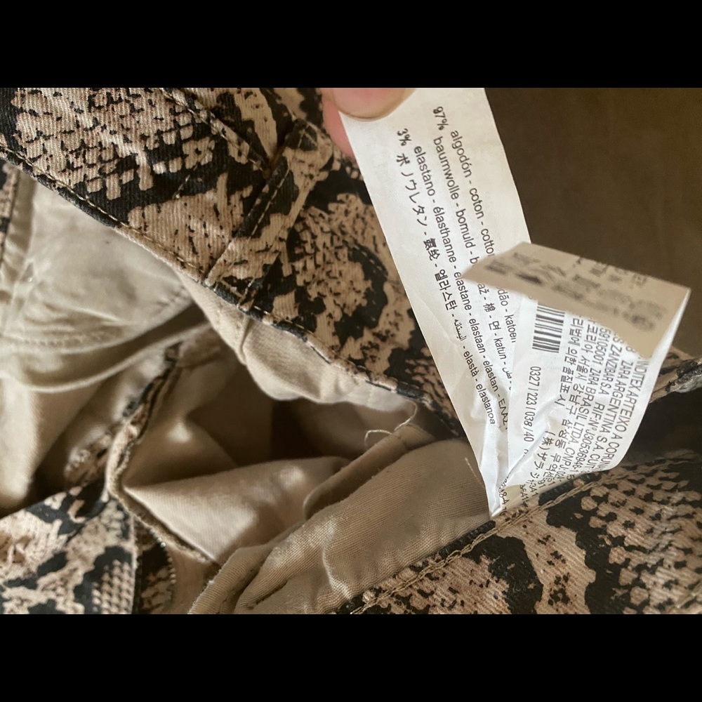 Zara snake print jeans - Picture 4 of 4